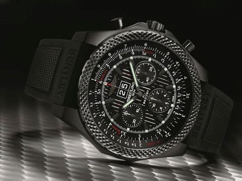 breitling unveils bentley 6.75 midnight carbon|Breitling Bentley 6.75 carbon.